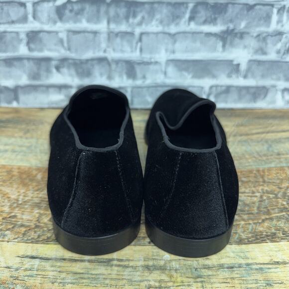 Zara Velvet Tassel Black Dress Loafers Shoes Mens Size US 8 / EU 41 New